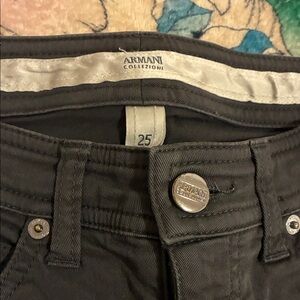 Armani Collezioni Charcoal Trousers